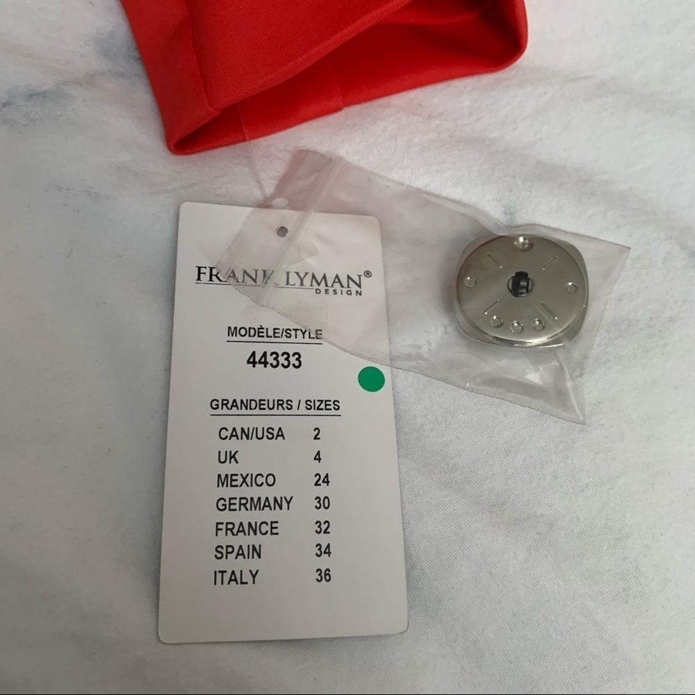 NWT Frank  Lyman Design Red Jacket - Picture 7 of 7